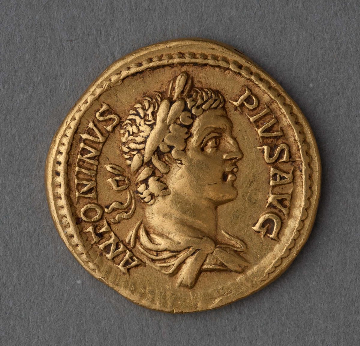 ROME: Empire, Power, People at Melbourne Museum 4 a aureus caracalla