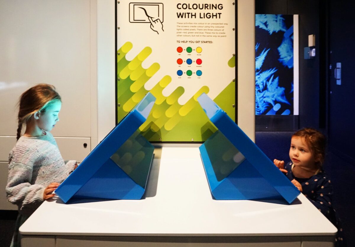 Scienceworks Lights Up With Colour: See the World in a New Light 4 Colour Scienceworks