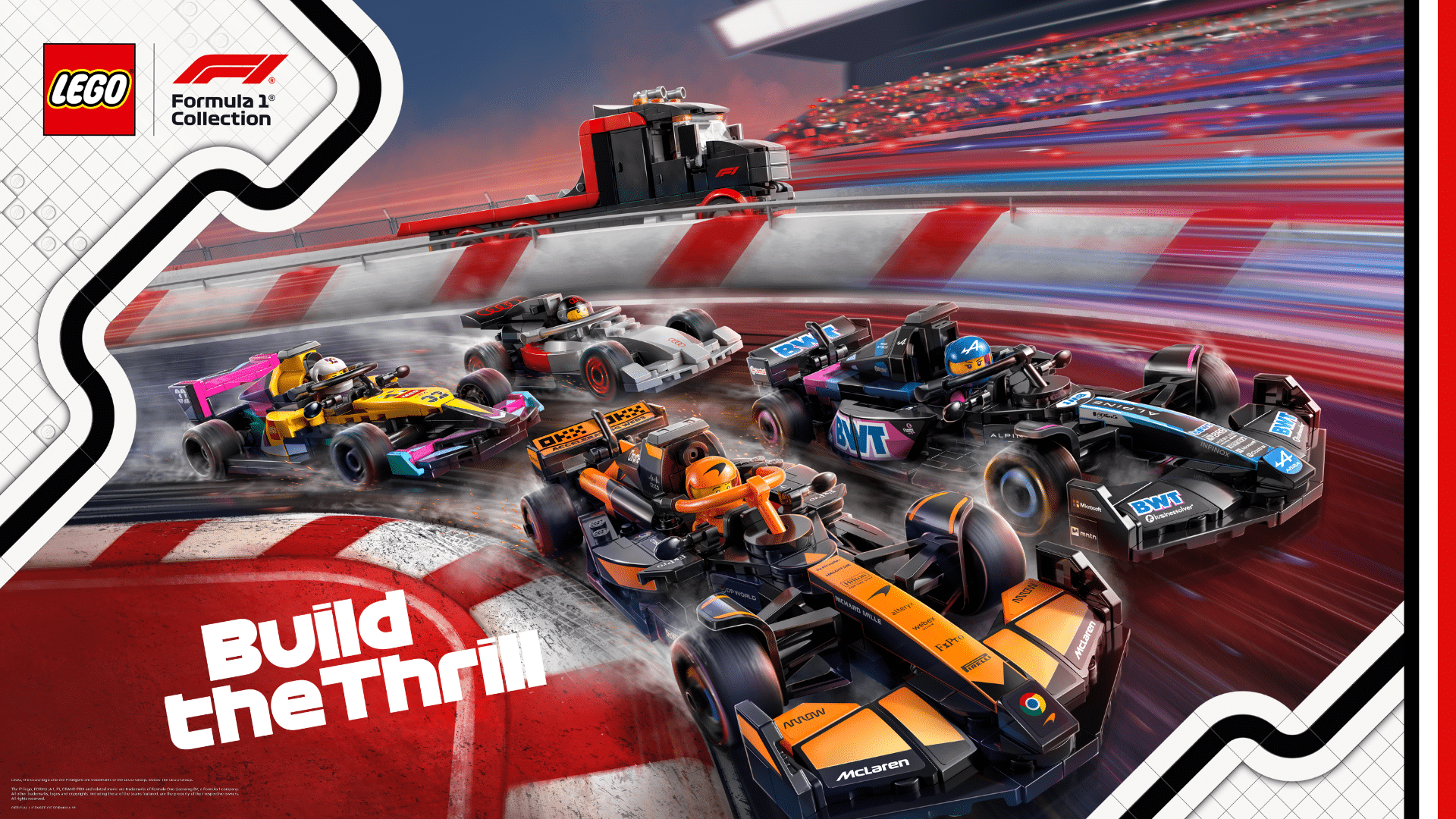 Build the Thrill: LEGO® F1 Zone 1 Build the Thrill LEGO® F Zone
