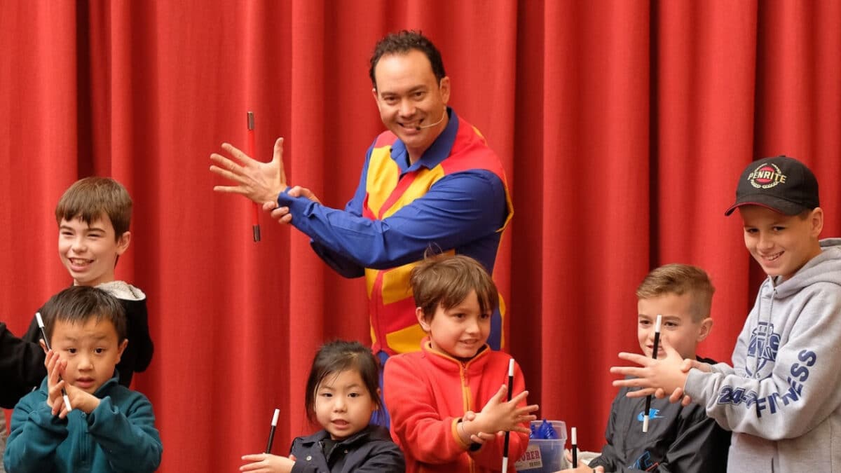 Magic School with Tim Credible 4 kids magic workshop melbourne school holidays ()