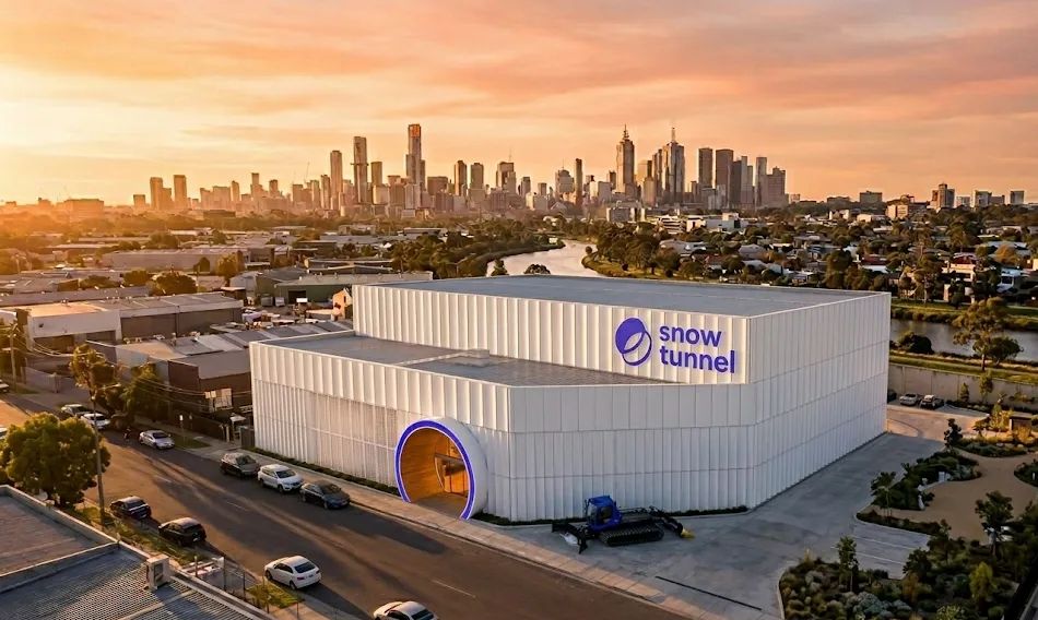 Snow in the suburbs: Melbourne is getting its own indoor mountain (and it's open all year) 2 Snowtunnel Melbourne