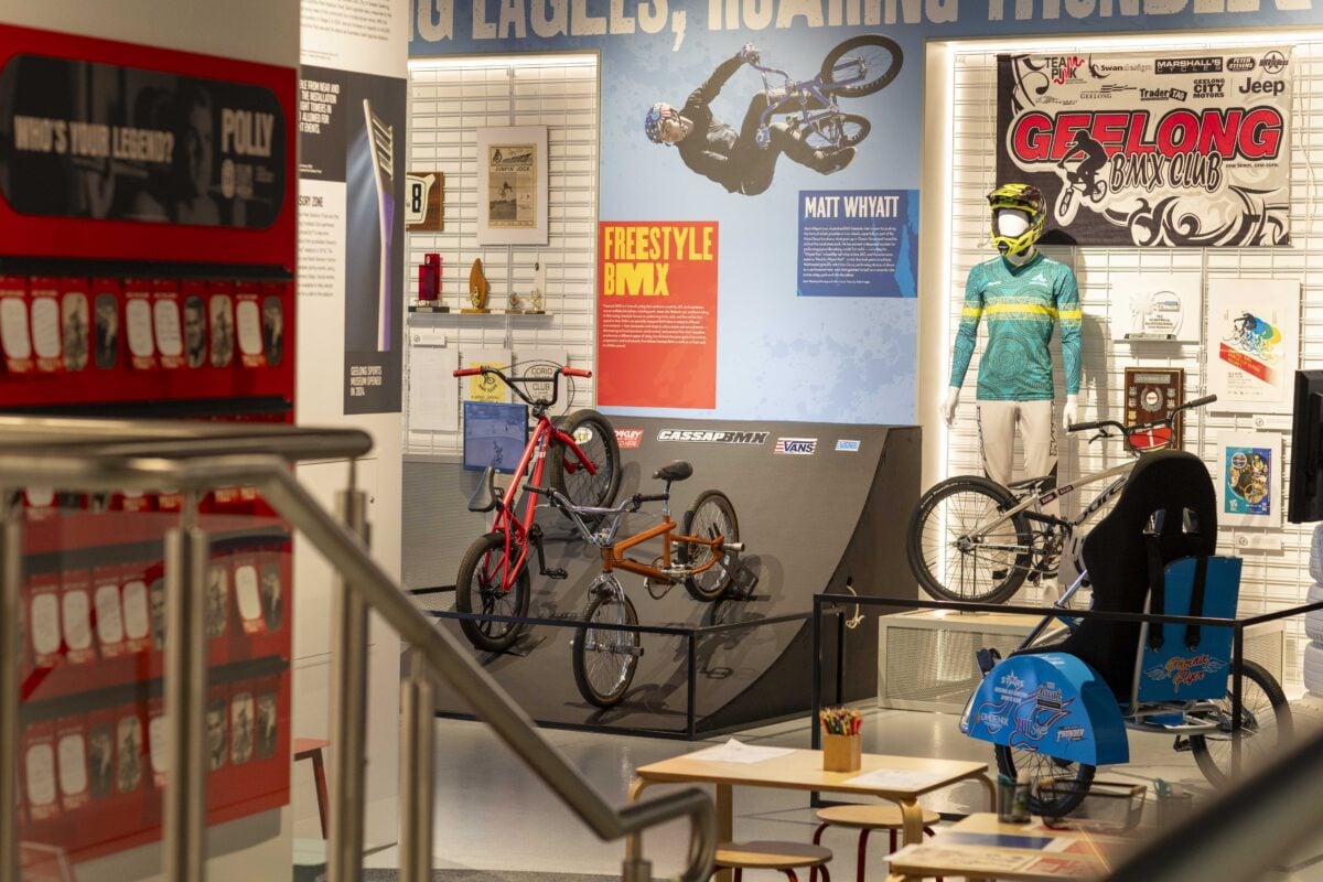 School Holiday Pick: A thoughtful, hands-on day out at Geelong Sports Museumย 5 GSM BMXExhitibion