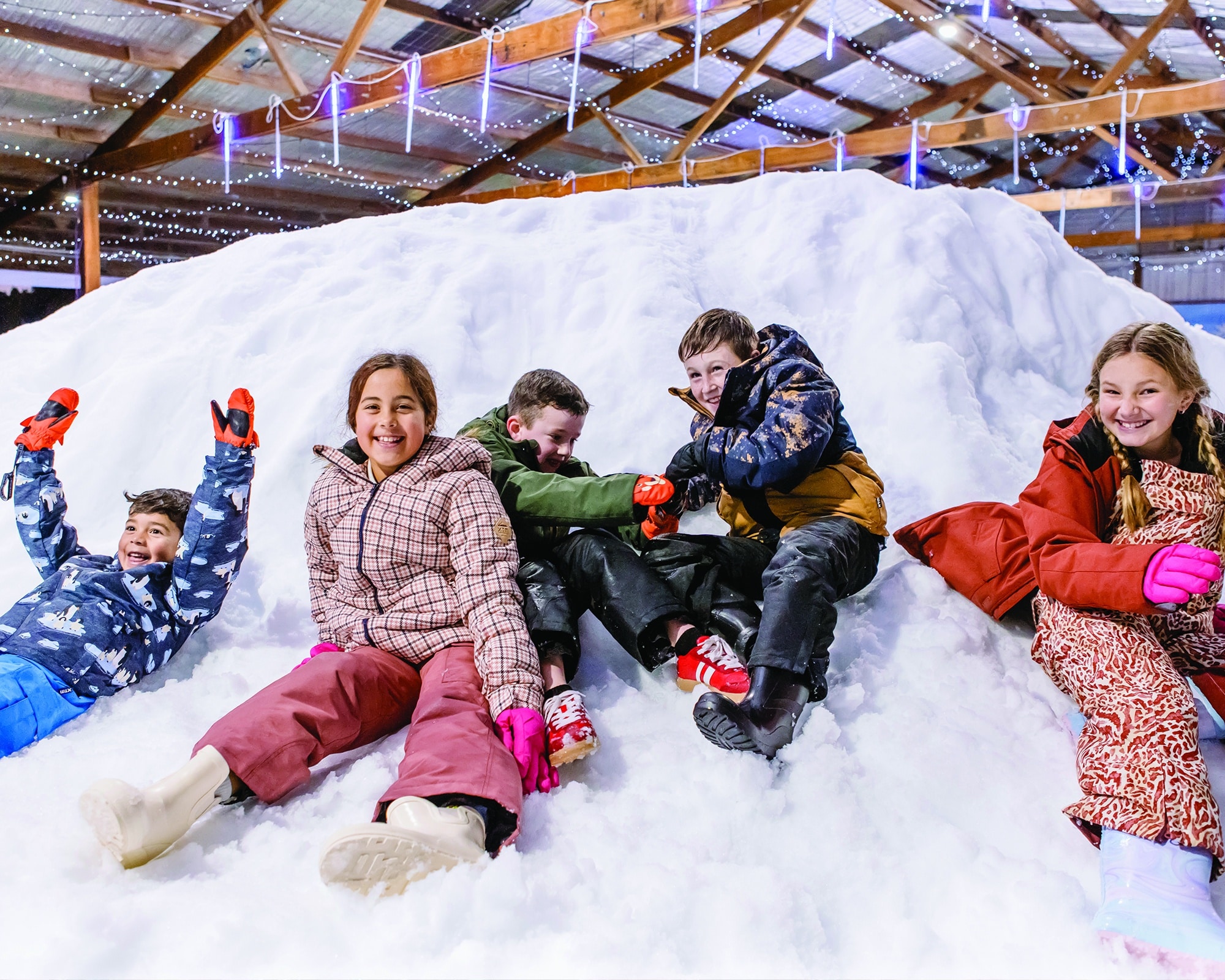 Winter Glow at Adventure Park Geelong 1 WG group snow