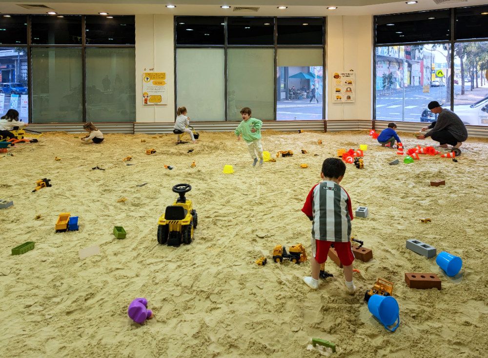 Little Builders Docklands: Melbourne's Giant Indoor Sandpit 6 Little Builders Docklands Photos Amy Gardner px