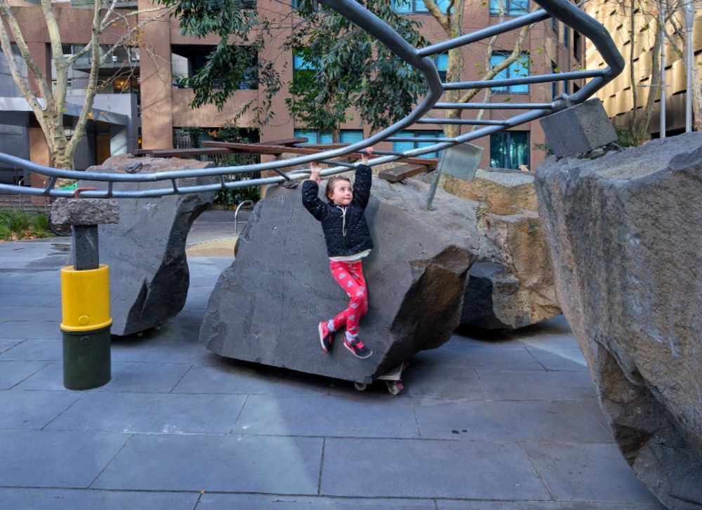 Rocks on Wheels: Southbank's Boulder Playground for Confident Climbers 1 Rocks Playground Southbank Photos Amy Gardner px