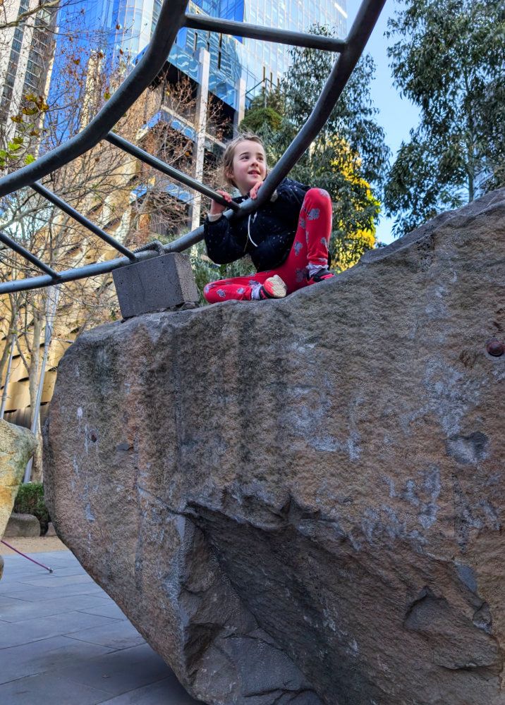 Rocks on Wheels: Southbank's Boulder Playground for Confident Climbers 7 Rocks Playground Southbank Photos Amy Gardner