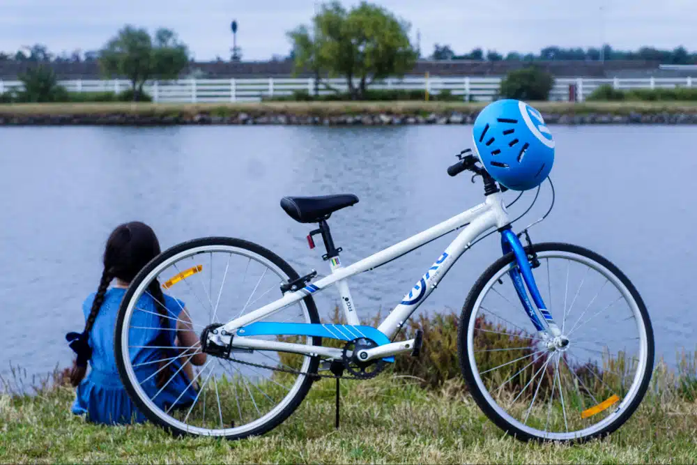 Family Cycling Guide: The Maribyrnong River Trail 5 Byk Bikes E x Byk Helmet Blue