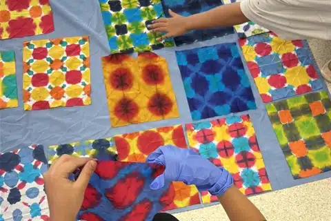 Orizome Workshop: The Japanese art of folding and dyeing paper 1 . orizome