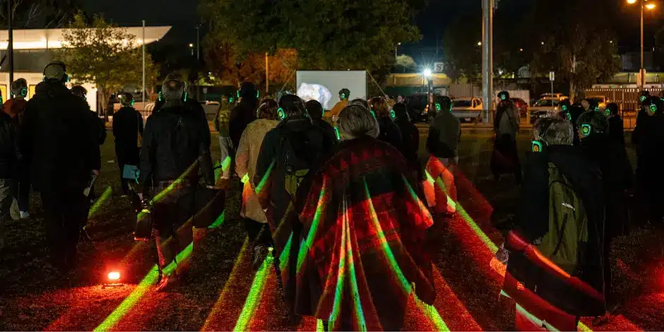Earth After Dark: projection walking tour 4 Earth After Dark projection walking tour