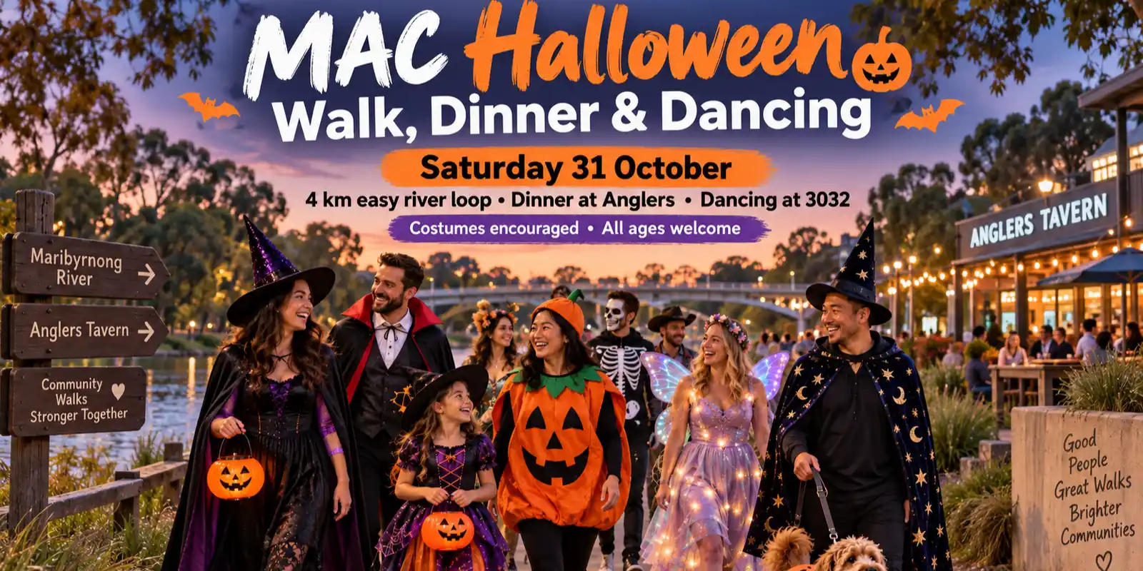 MAC Halloween Walk, Dinner & Dancing 1 MAC HALLOWEEN WALK, DINNER & DANCING SATURDAY NIGHT